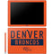 NFL Denver Broncos Orange Performance Series Galaxy Book 12in Skin